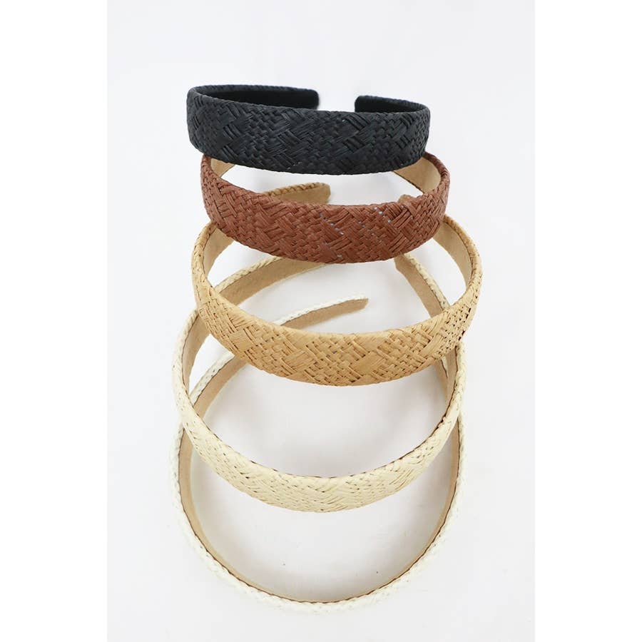 Woven Straw Headband