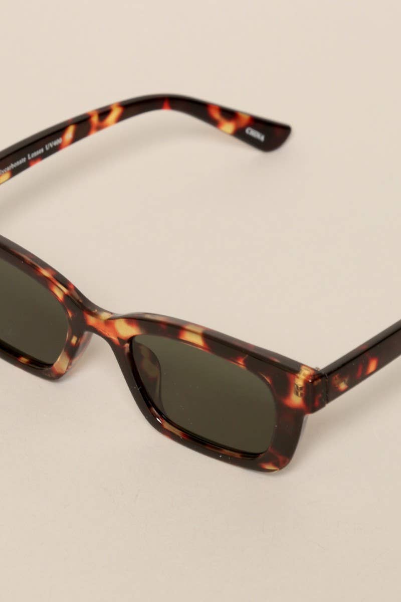 Rectangle Frame Sunglasses