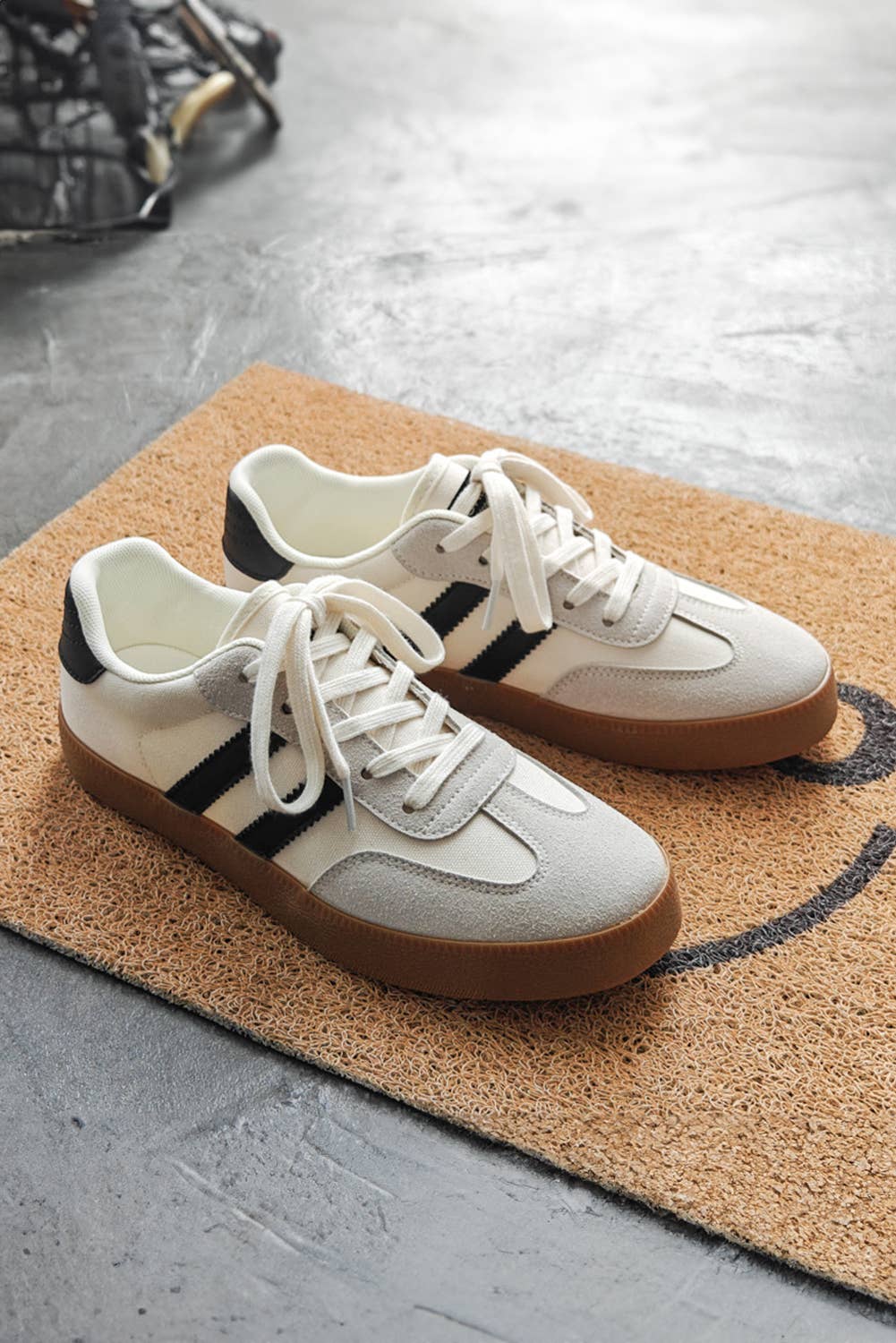 Striped Lace-up Sneakers