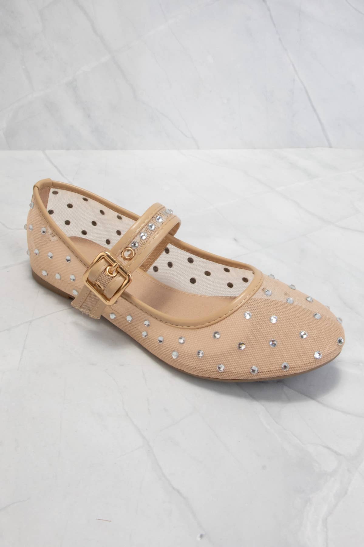 Rhinestone Embellished Flats