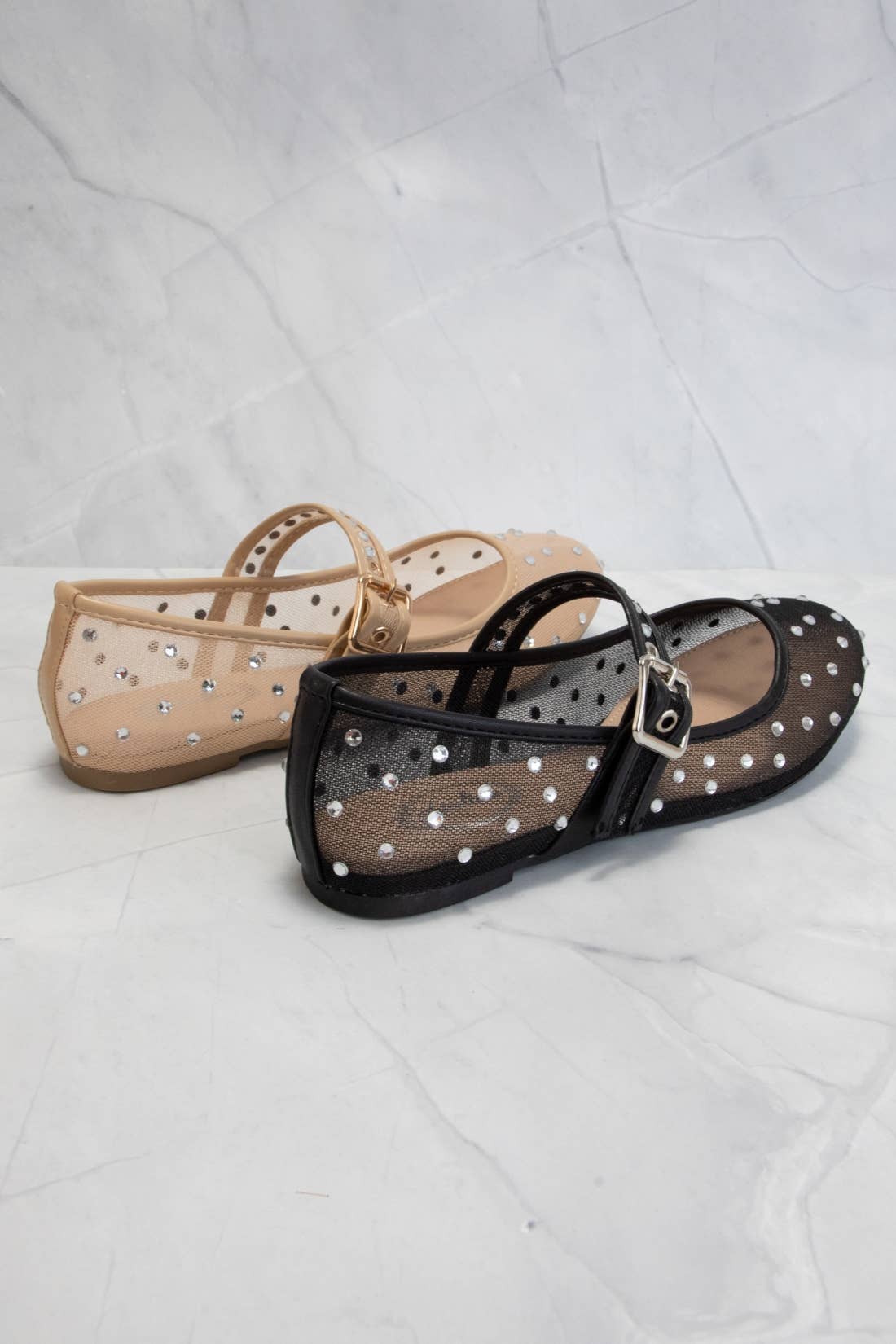 Rhinestone Embellished Flats