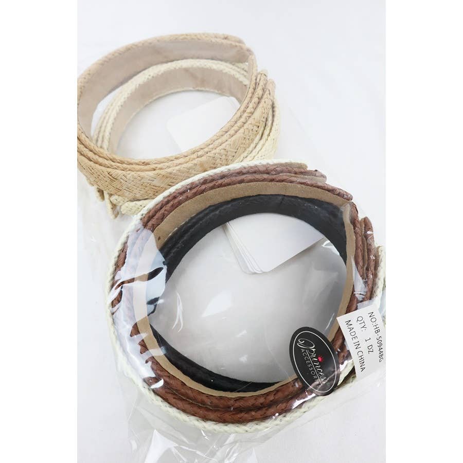 Woven Straw Headband