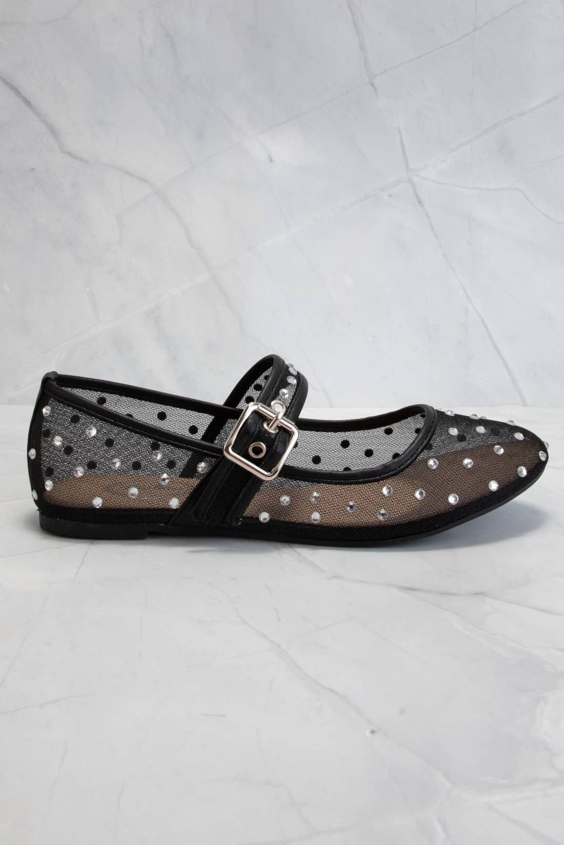 Rhinestone Embellished Flats