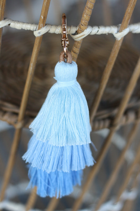 Multi Color Tassel Key Chain