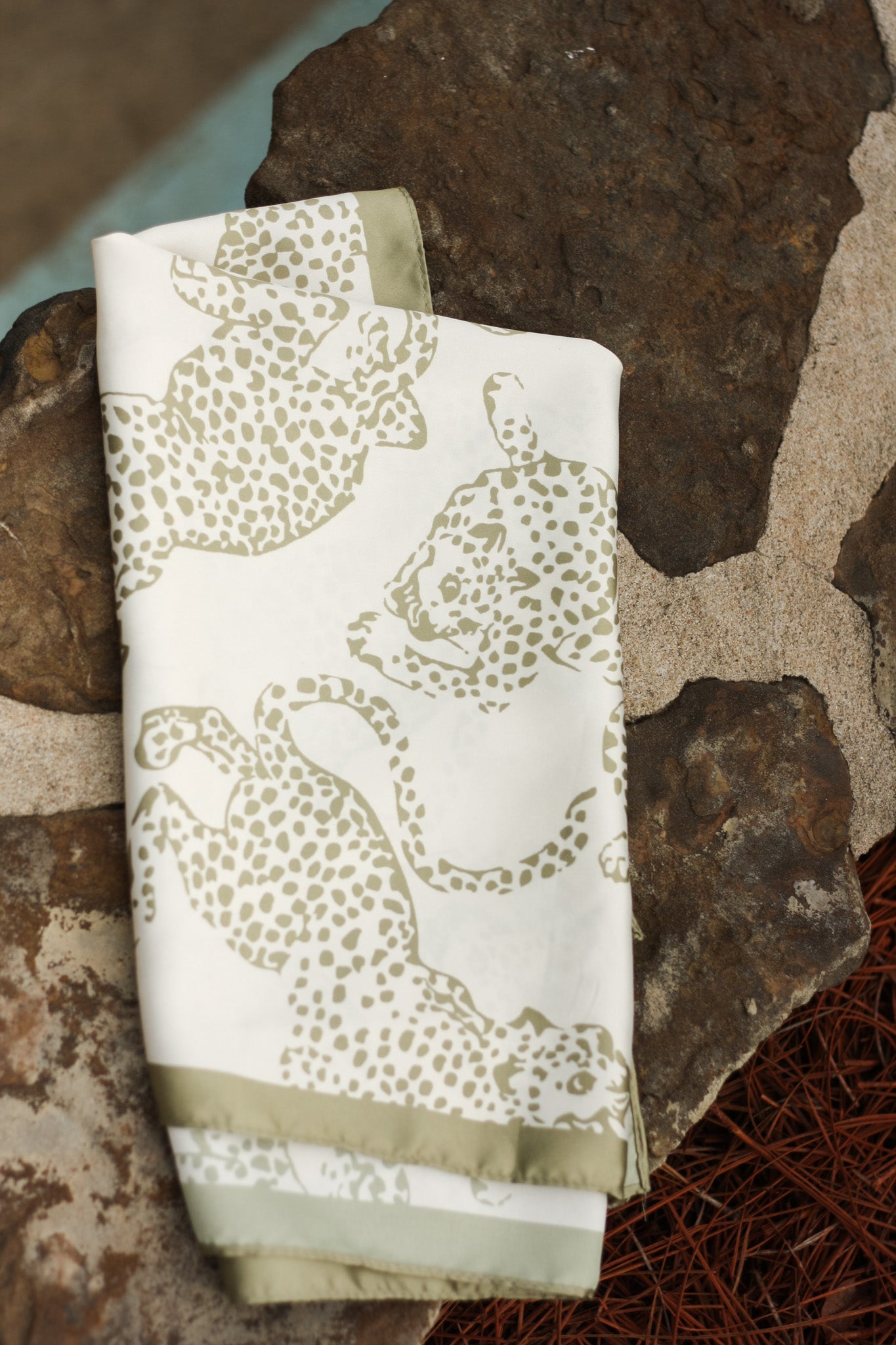 Animal Printed Square Scarf