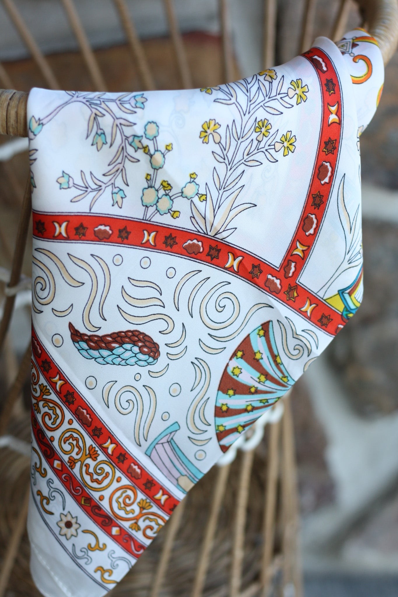 Paisley Medallion Scarf