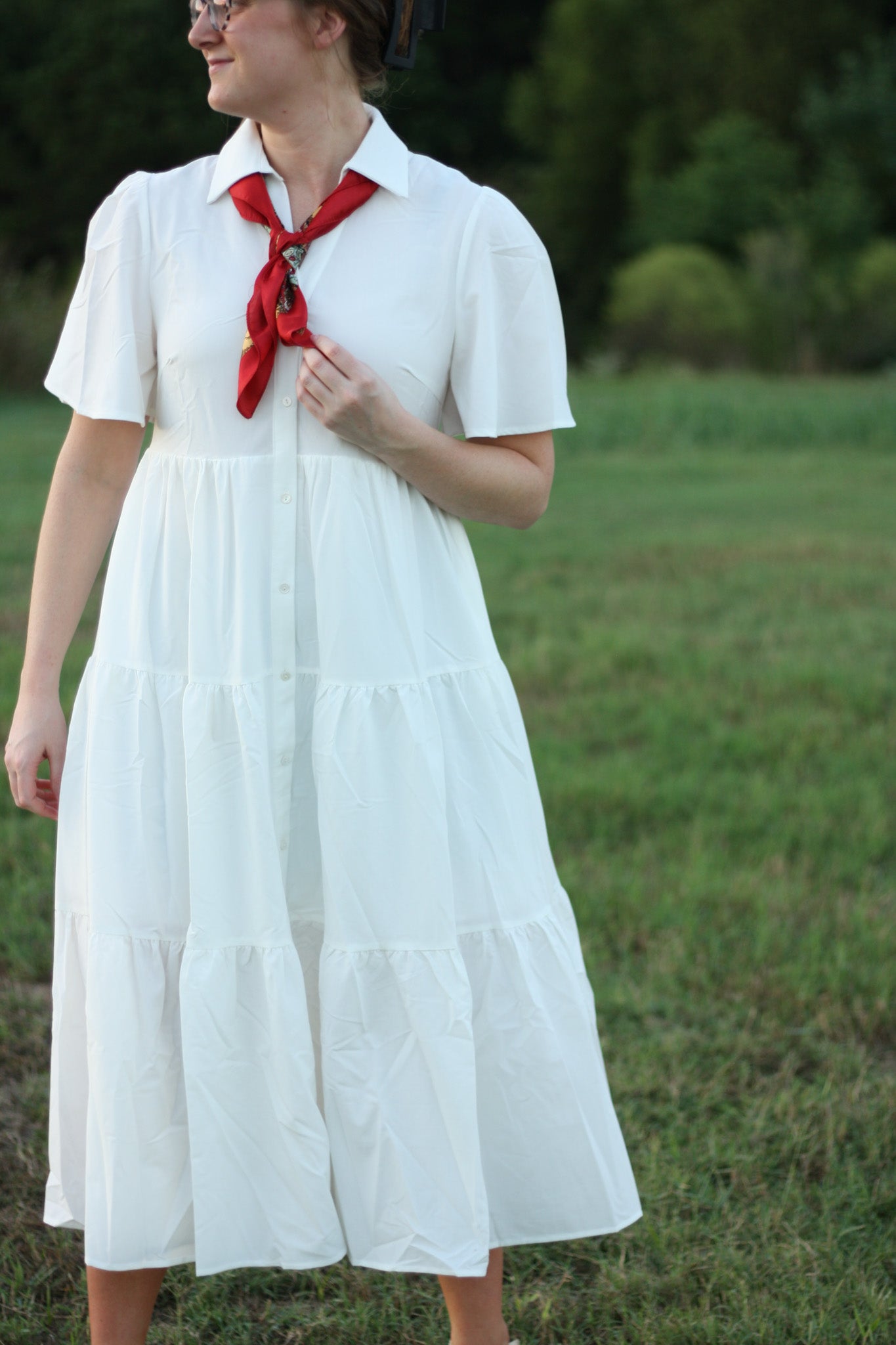 Button-Down Midi Dress
