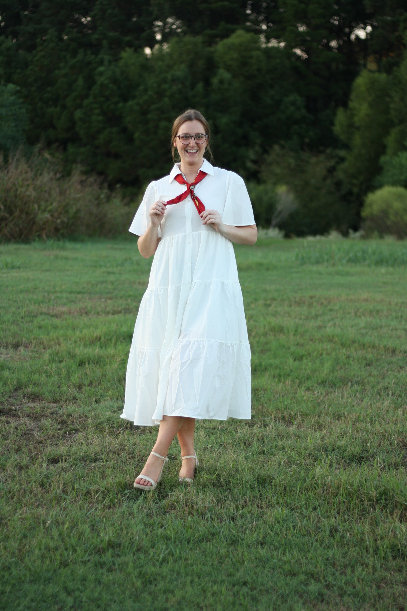 Button-Down Midi Dress