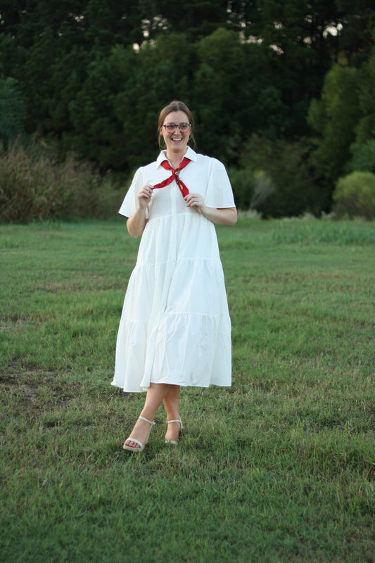 Button-Down Midi Dress