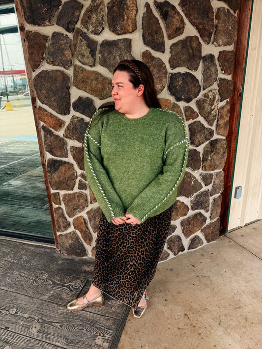 Stitch Detail Knit Sweater