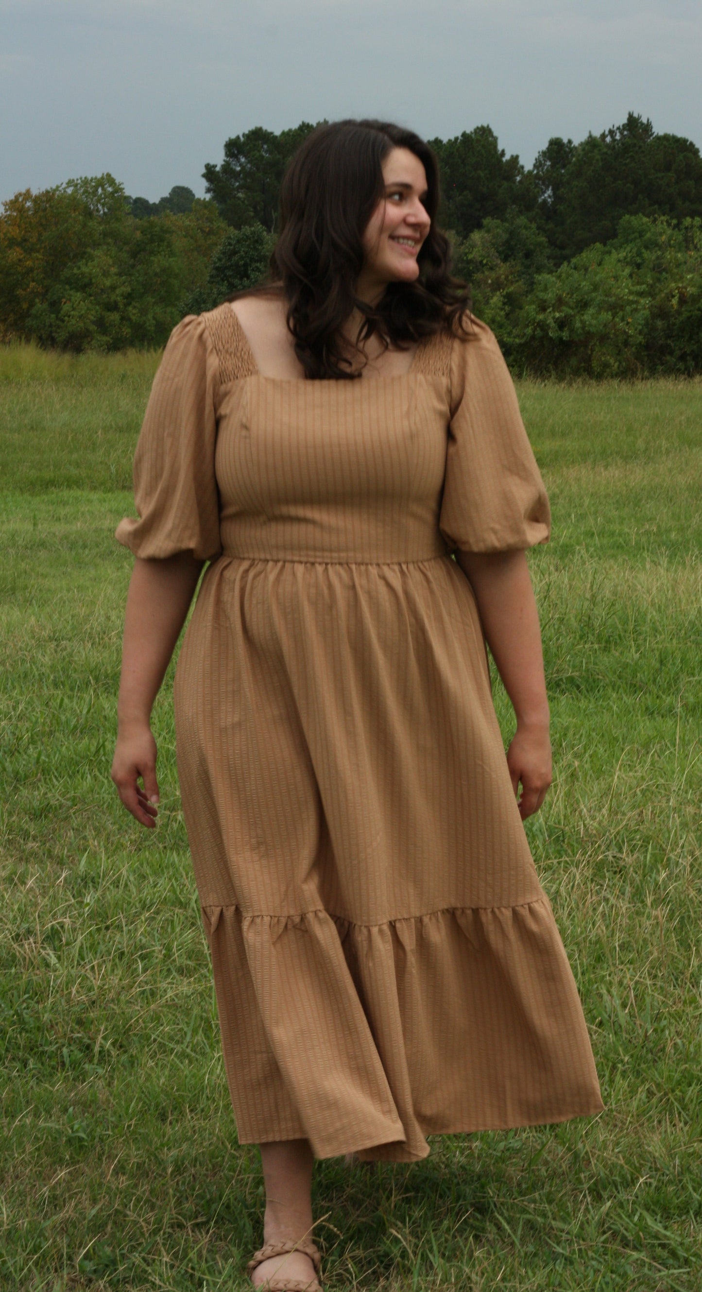 Brown Textured Midi