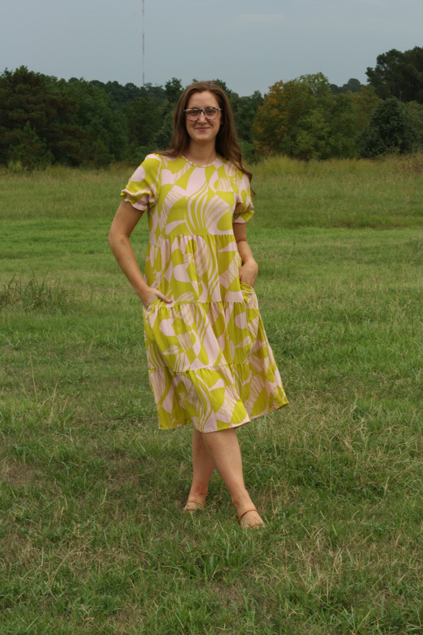 Geo-Print Dress