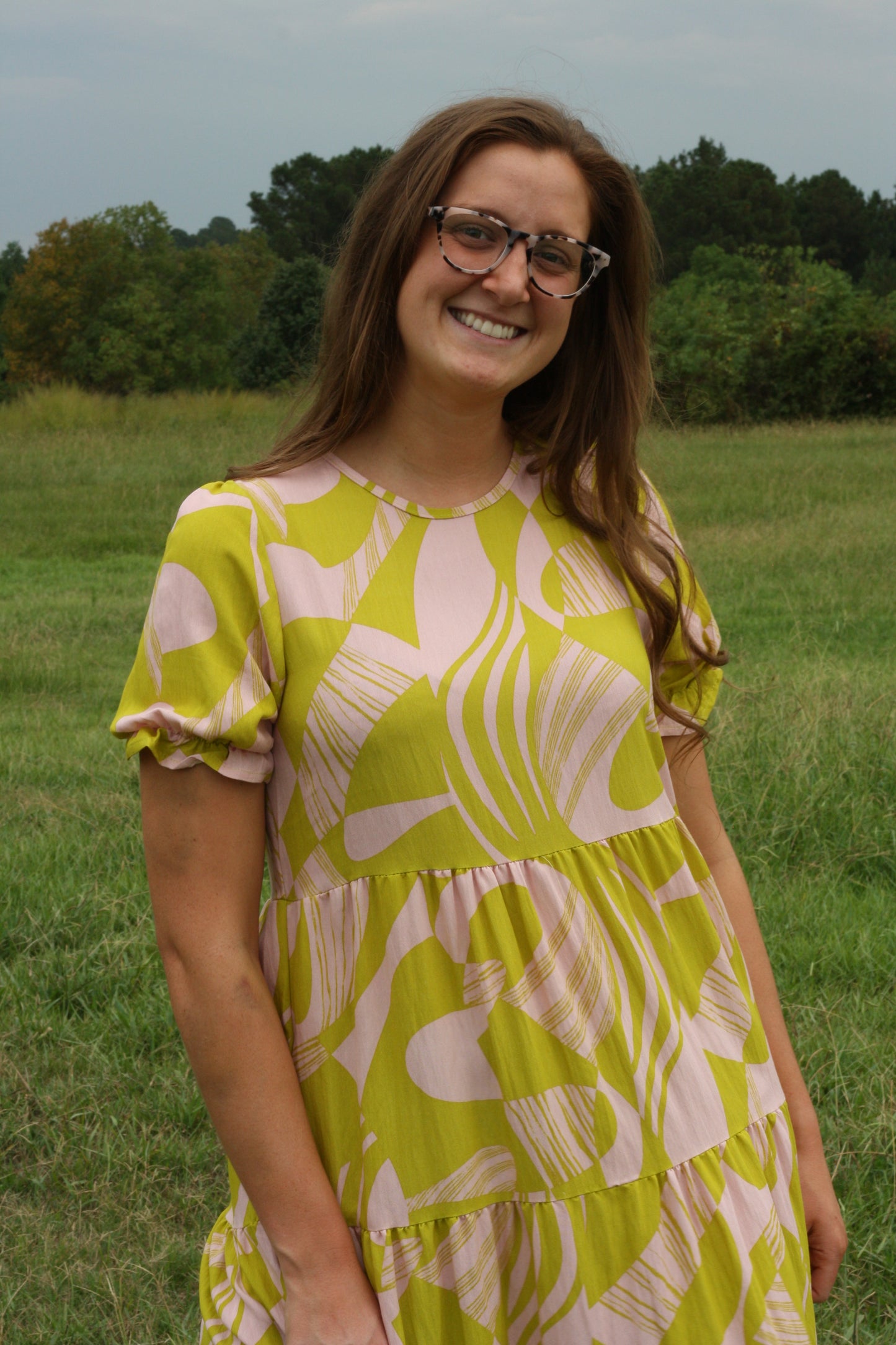 Geo-Print Dress
