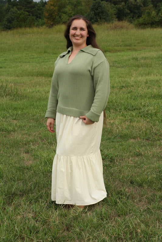Oversized Sweater Twofer Dress