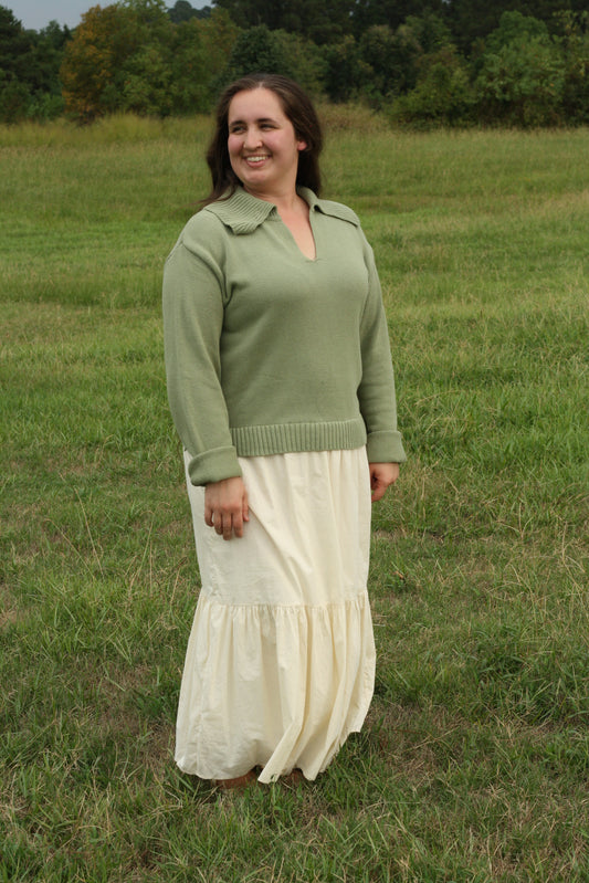 Oversized Sweater Twofer Dress