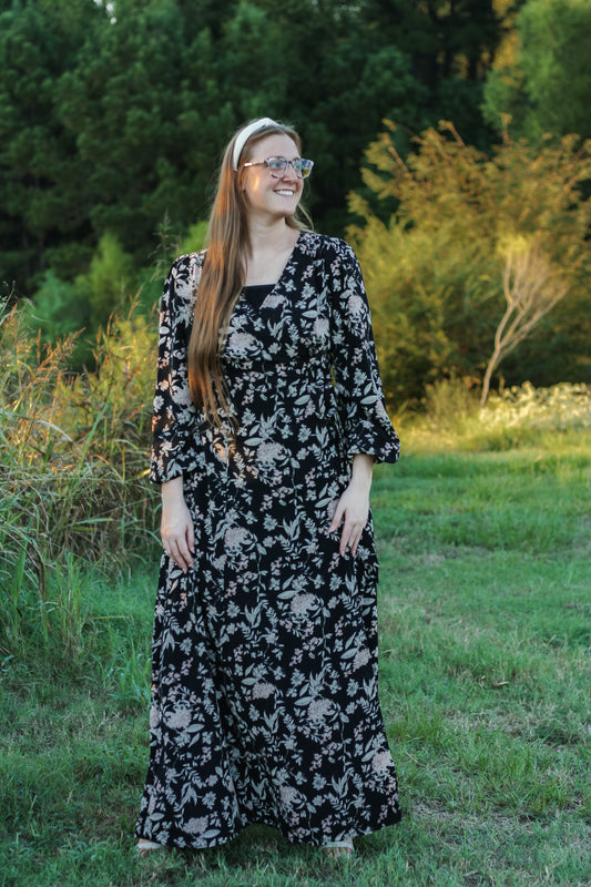Floral Wrap Maxi