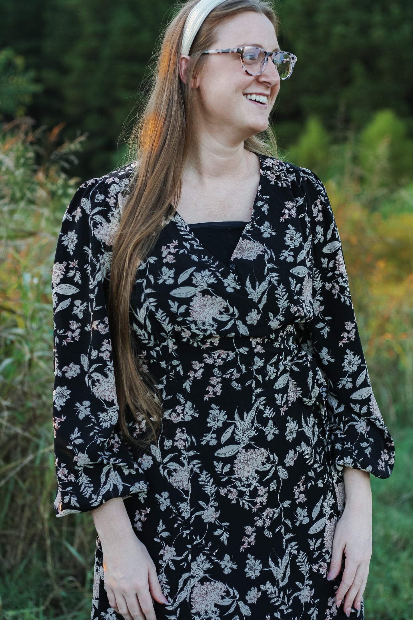 Floral Wrap Maxi