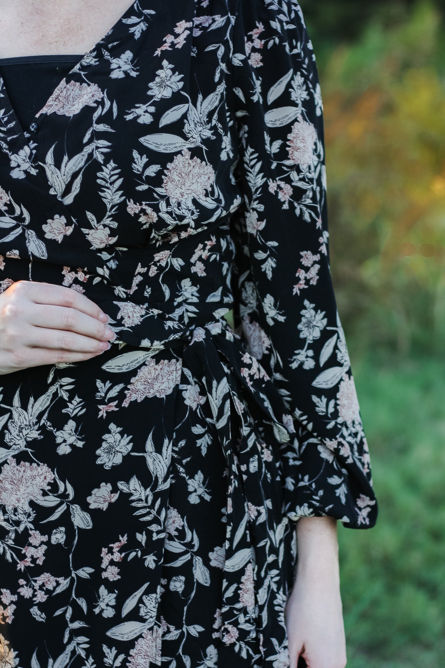 Floral Wrap Maxi