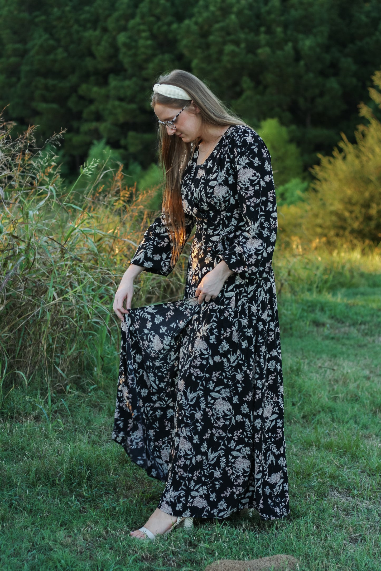 Floral Wrap Maxi