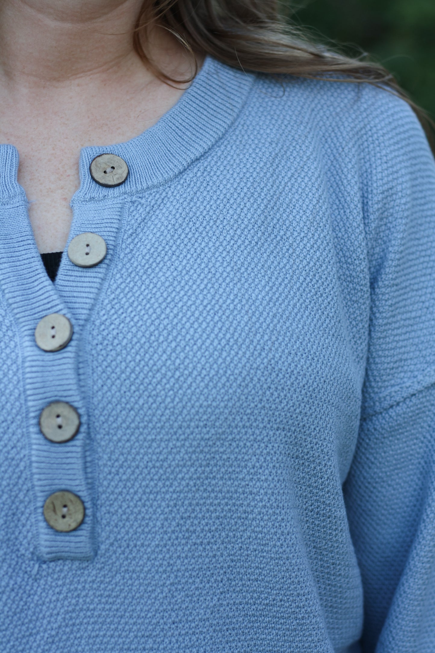 Button-Front Knit Midi