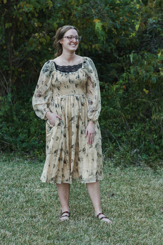 Chiffon Floral Midi
