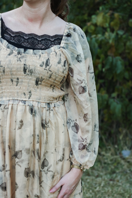 Chiffon Floral Midi