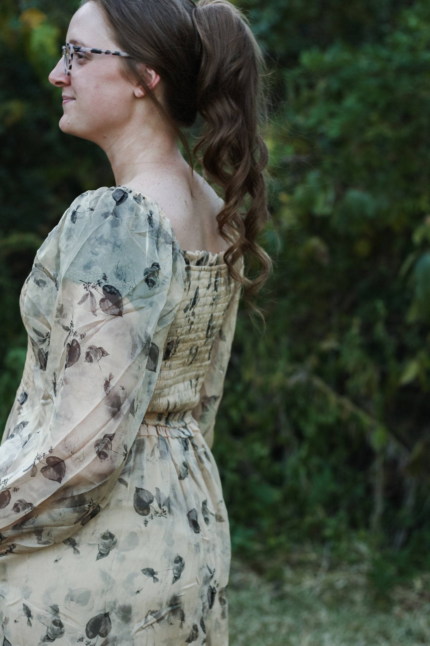 Chiffon Floral Midi