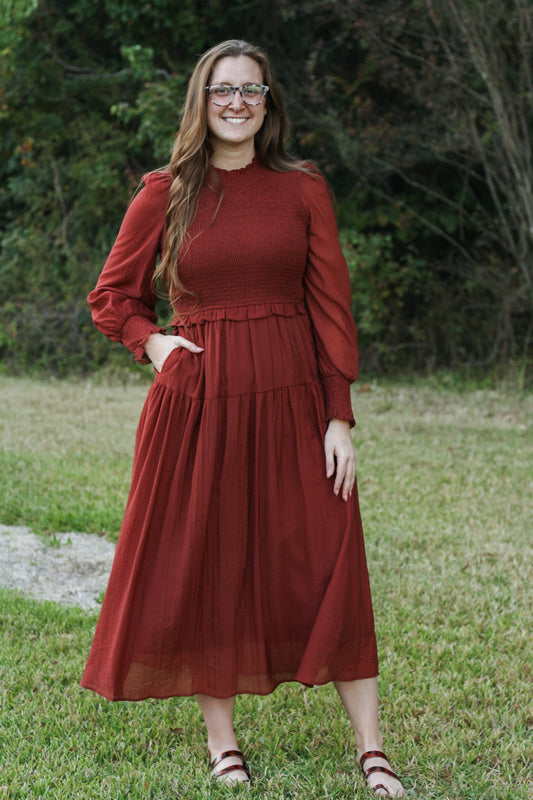 Smocked Maxi Dress