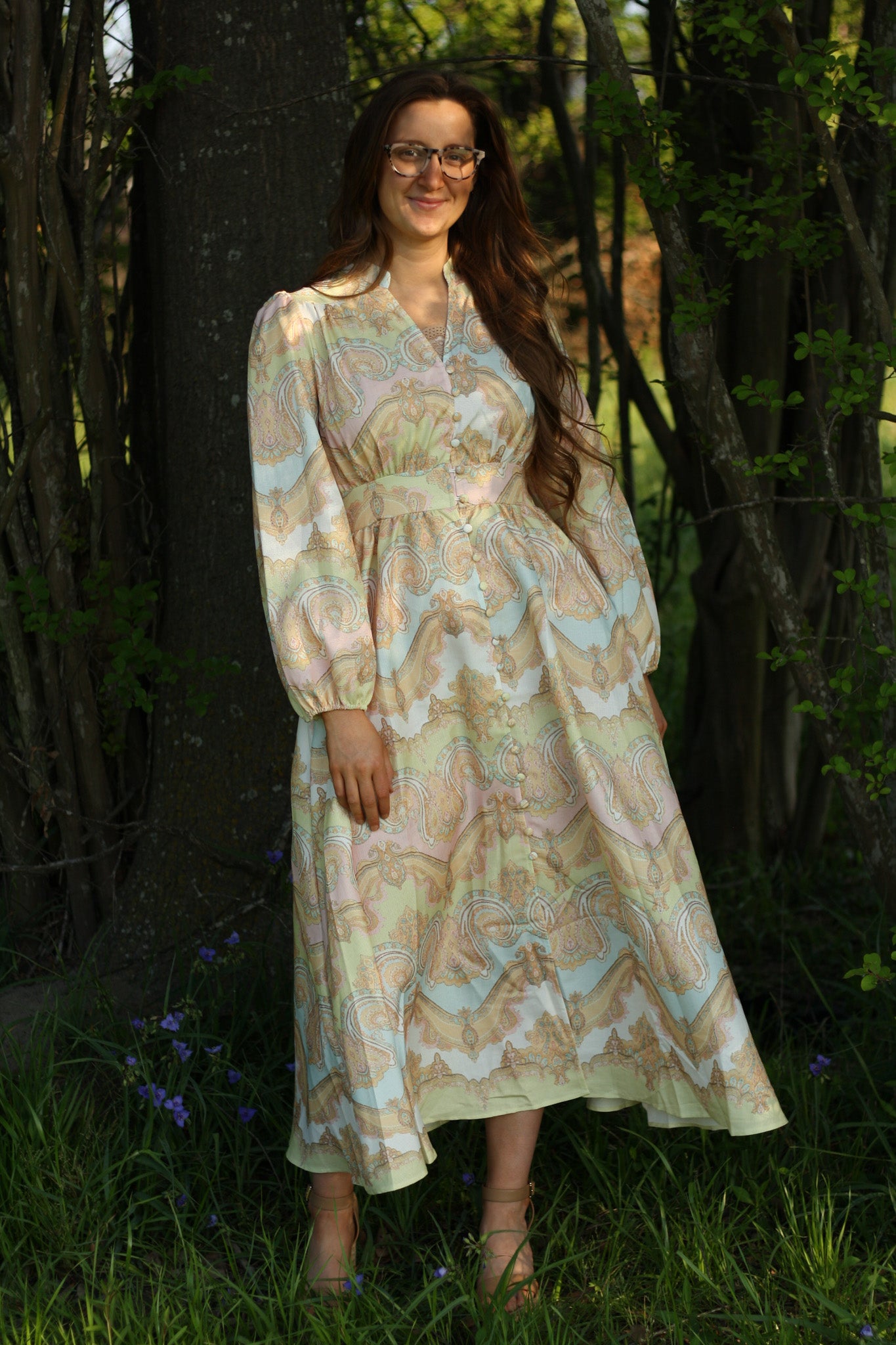 Paisley Midi Dress