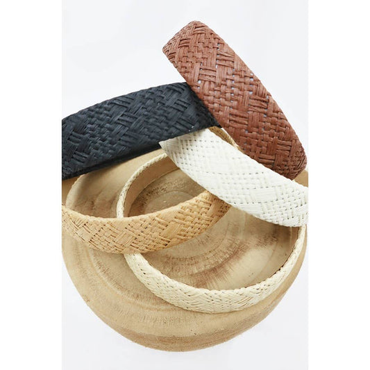 Woven Straw Headband