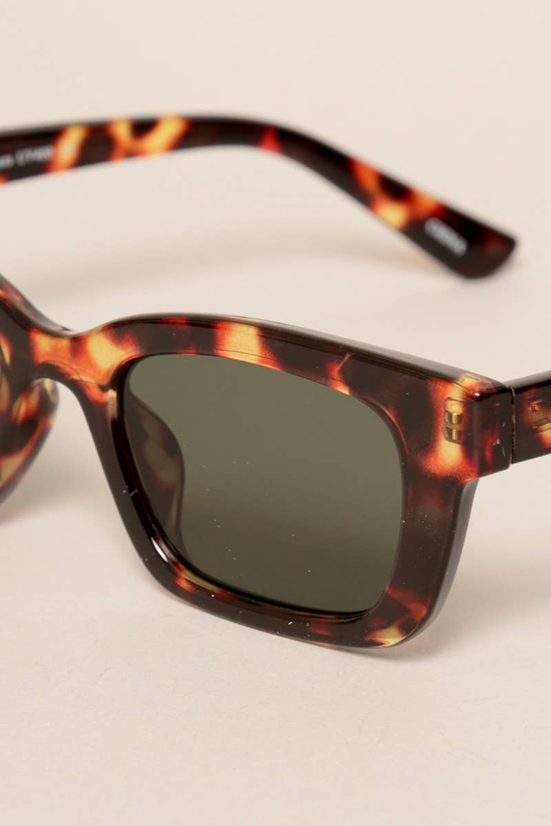 Rectangle Frame Sunglasses