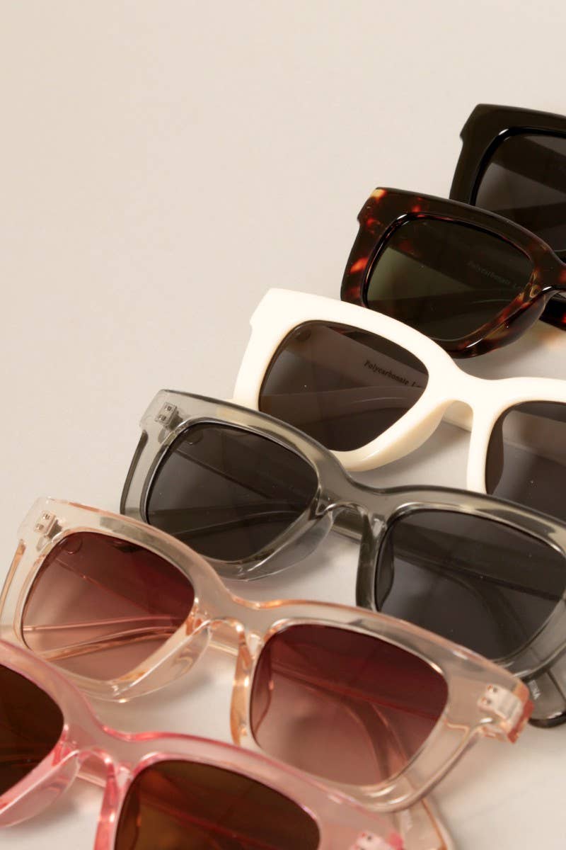 Rectangle Frame Sunglasses