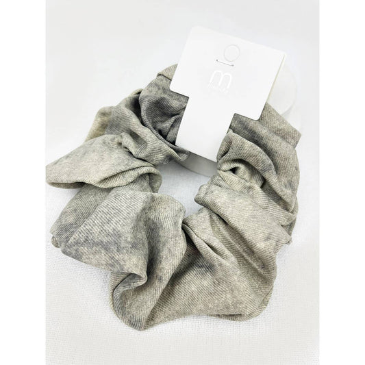 Acid Washed Pattern Large Scrunchie