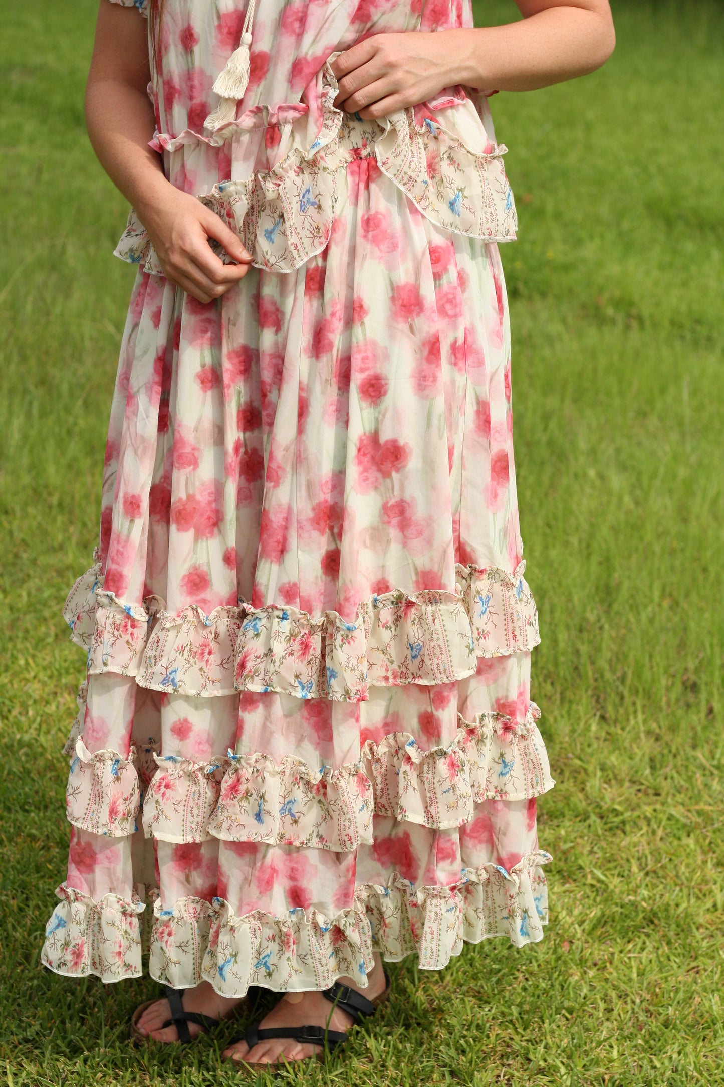 Floral Dream Ruffle Skirt Set