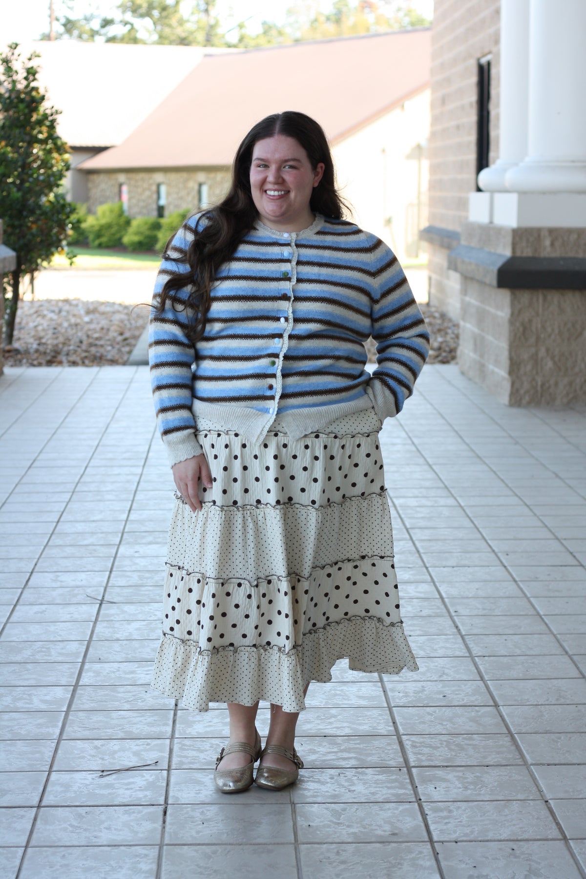 Multicolor Striped Knit Sweater