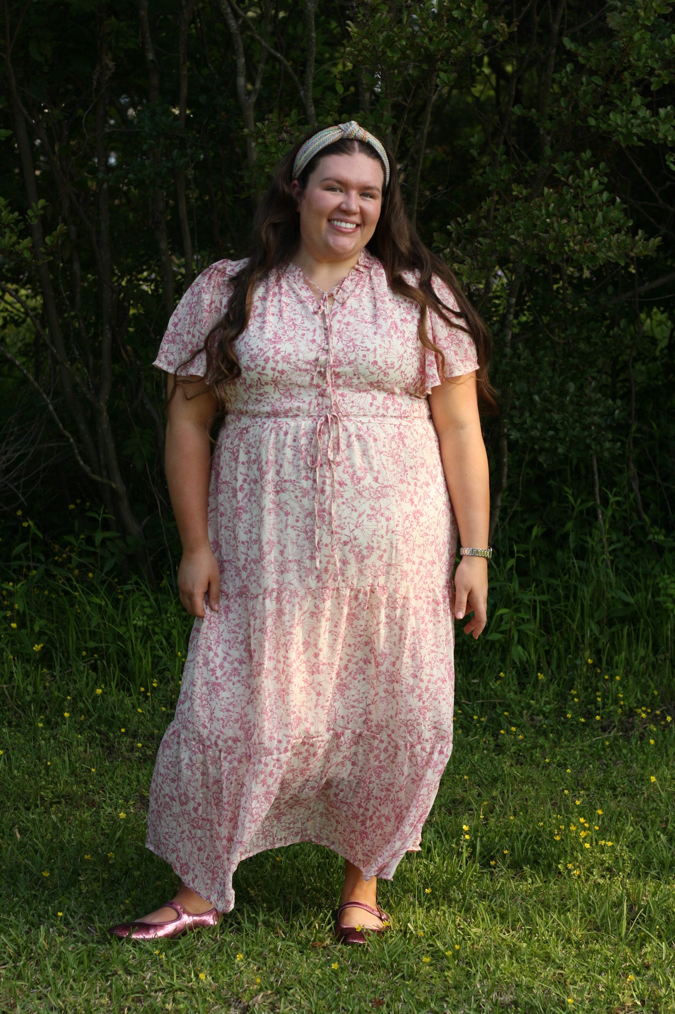 Floral Printed Maxi Dress