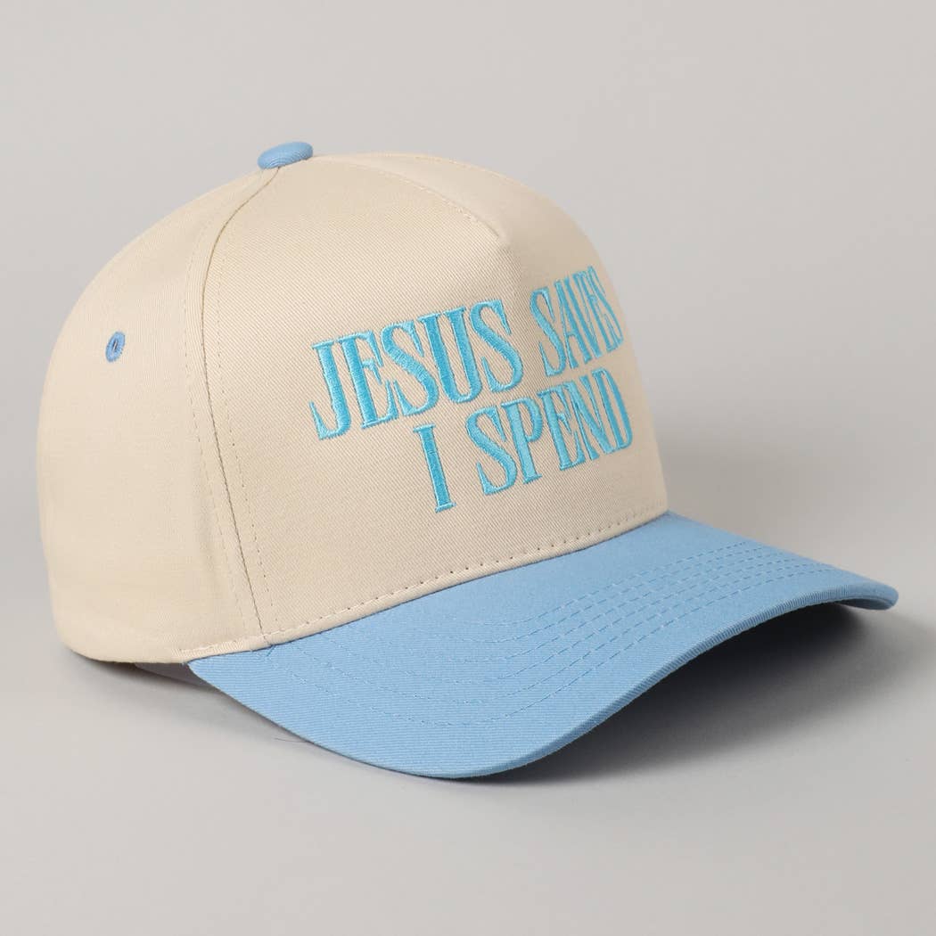 "JESUS SAVES I SPEND" Trucker Hat