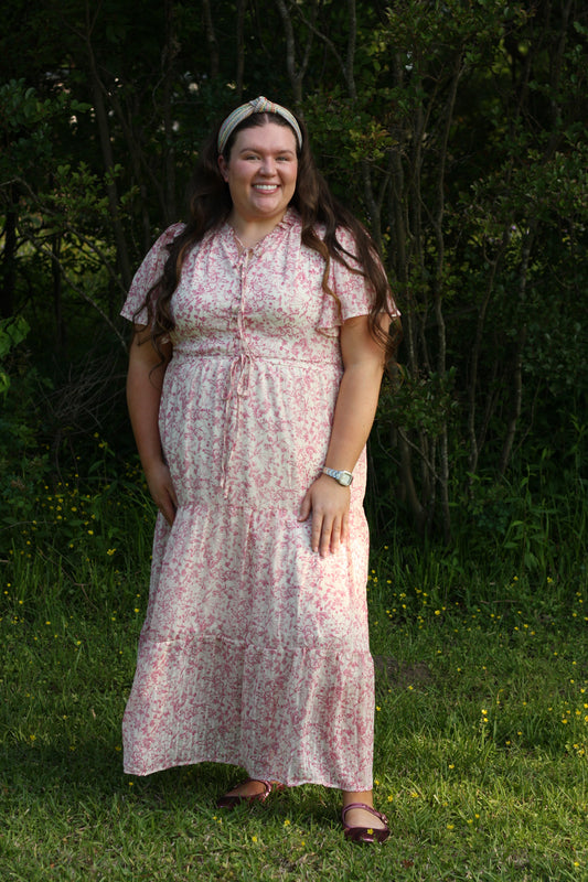 Floral Printed Maxi Dress