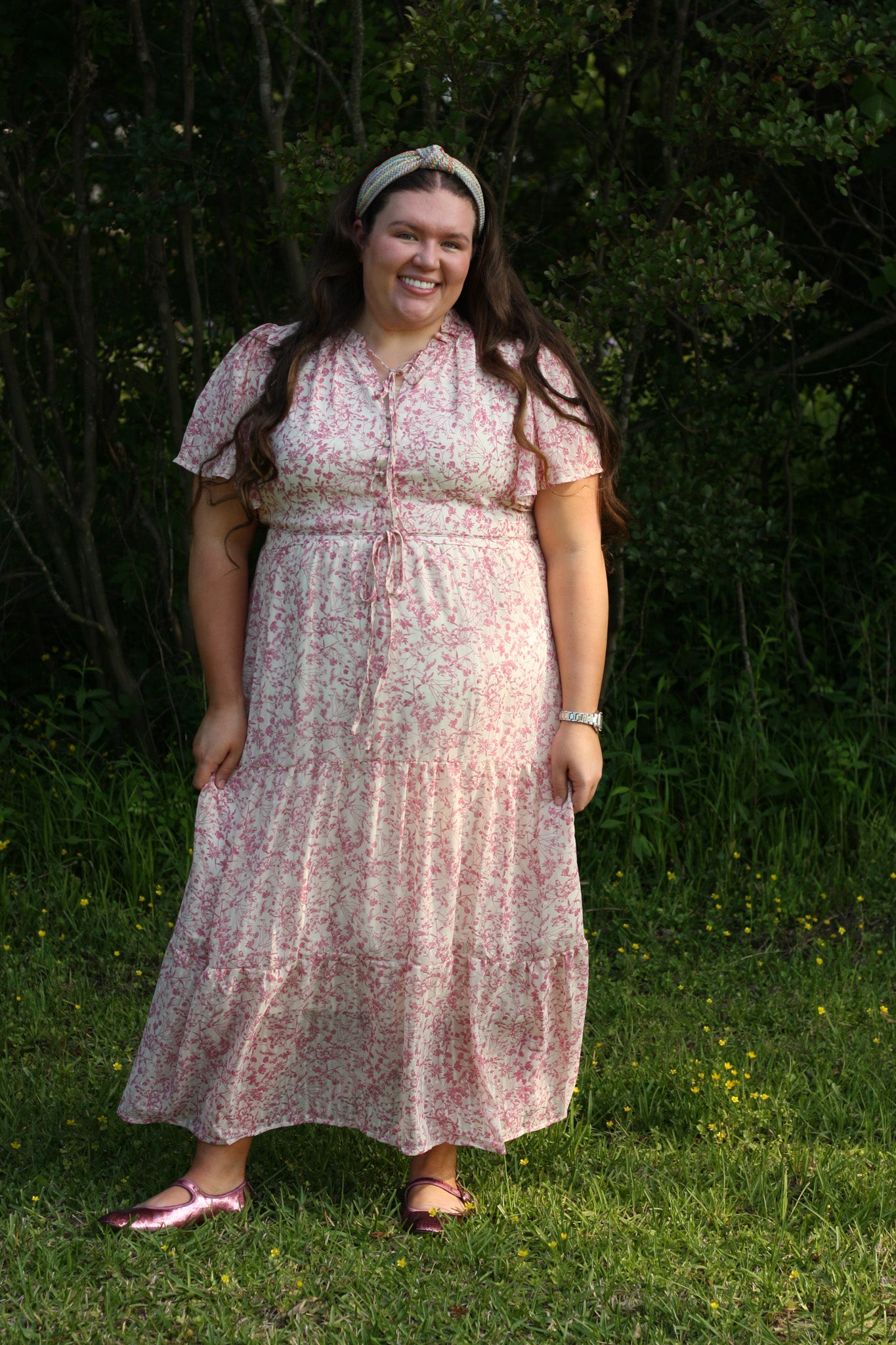 Floral Printed Maxi Dress