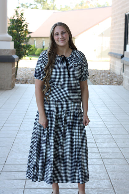 Gingham Skirt Set
