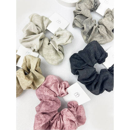 Acid Washed Pattern Large Scrunchie