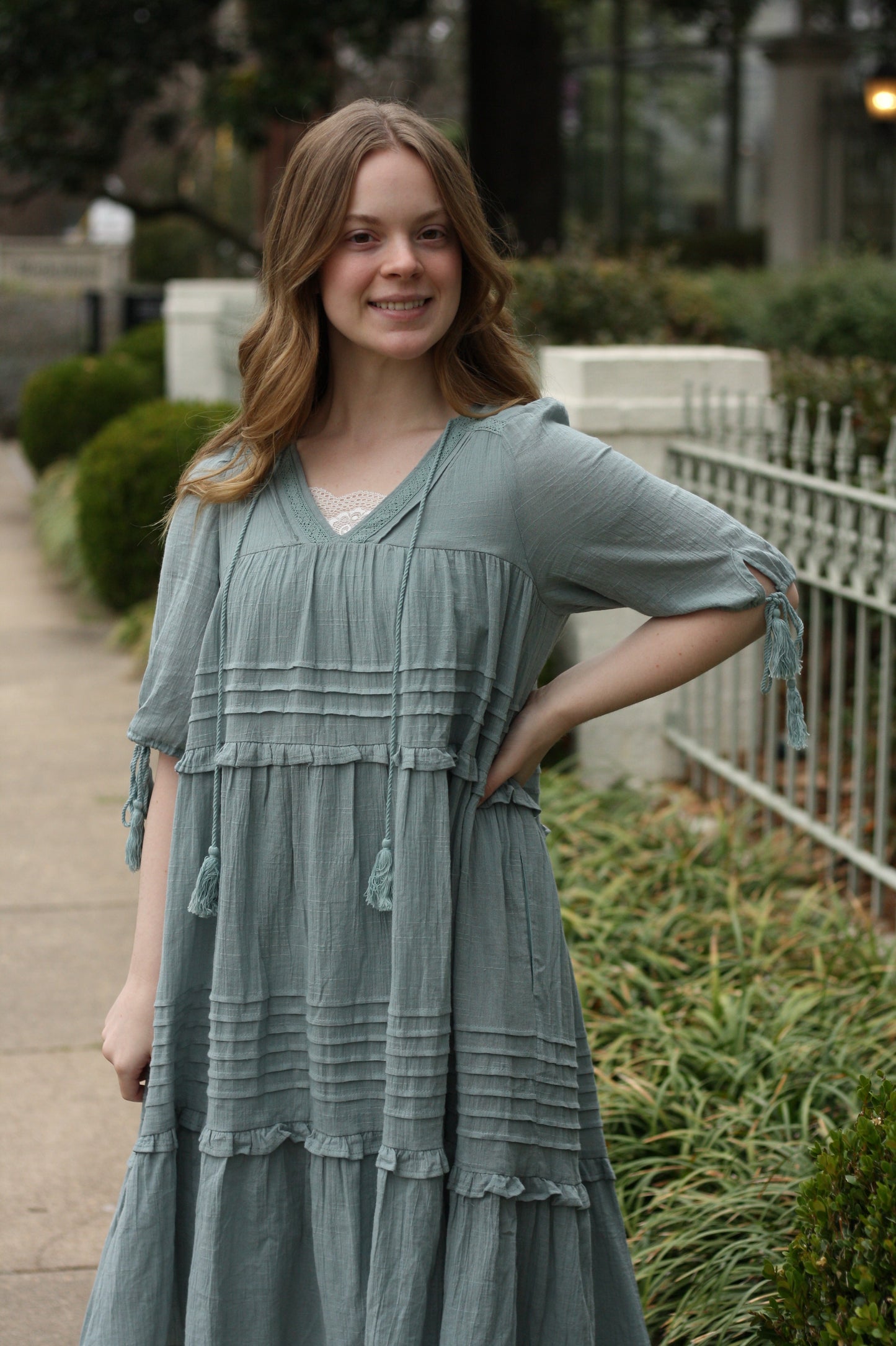 Tiered Ruffle Boho Dress