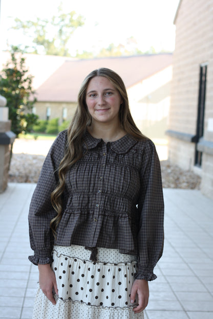Peter Pan Collared Blouse