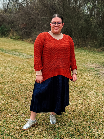 Loose Fit Knitted Sweater