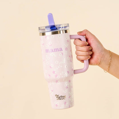 40 oz Tumbler-Mama Lilac