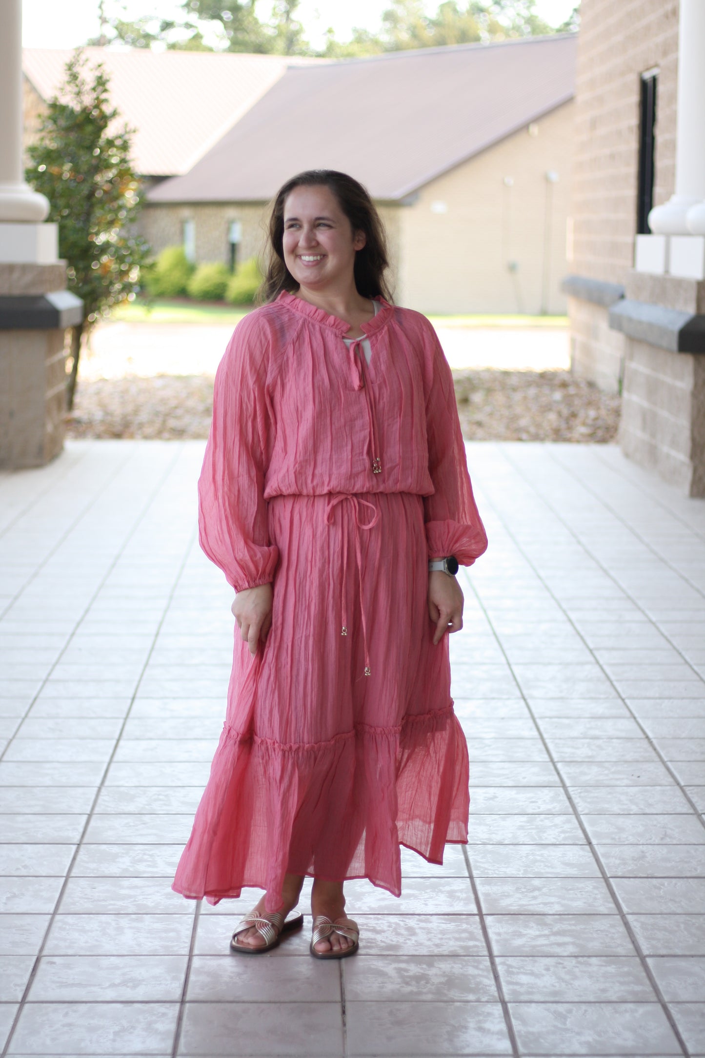 Soft Ruffle Detail Skirt Set