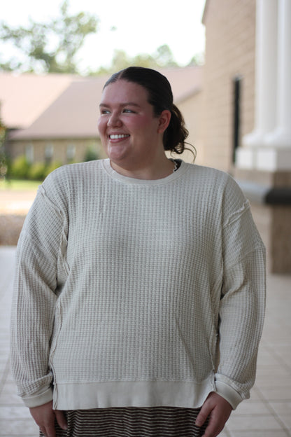 Mineral Washed Thermal Top