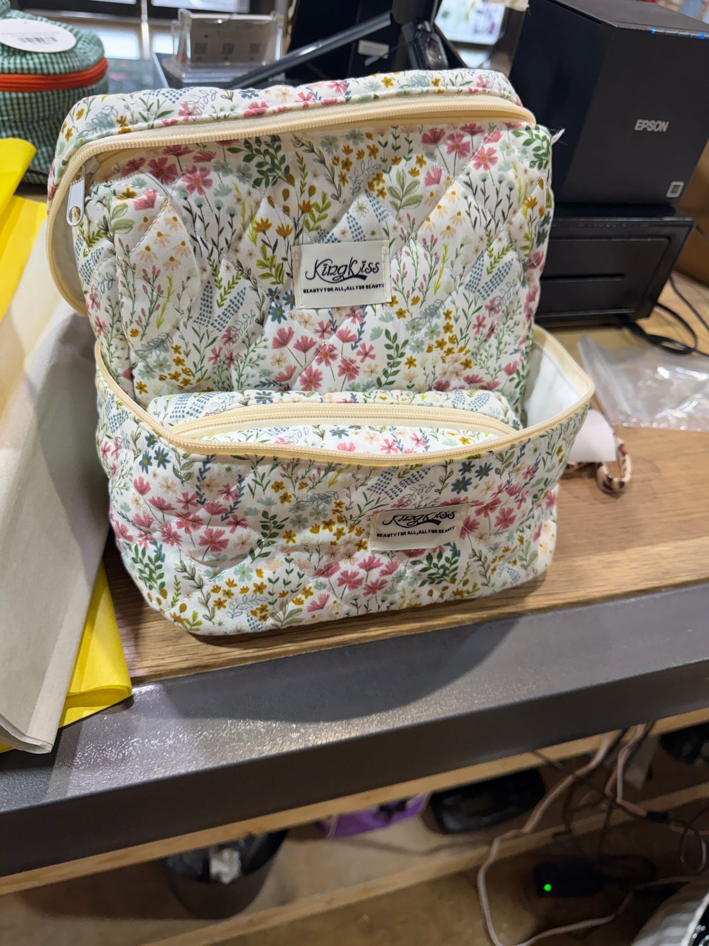 Quilted Cosmetic Bags
