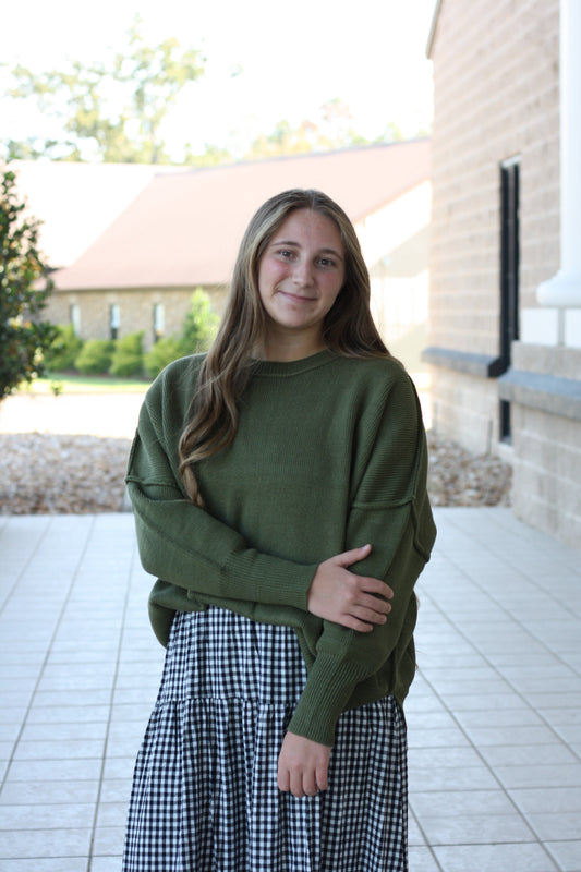 Knit Casual Oversized Sweater