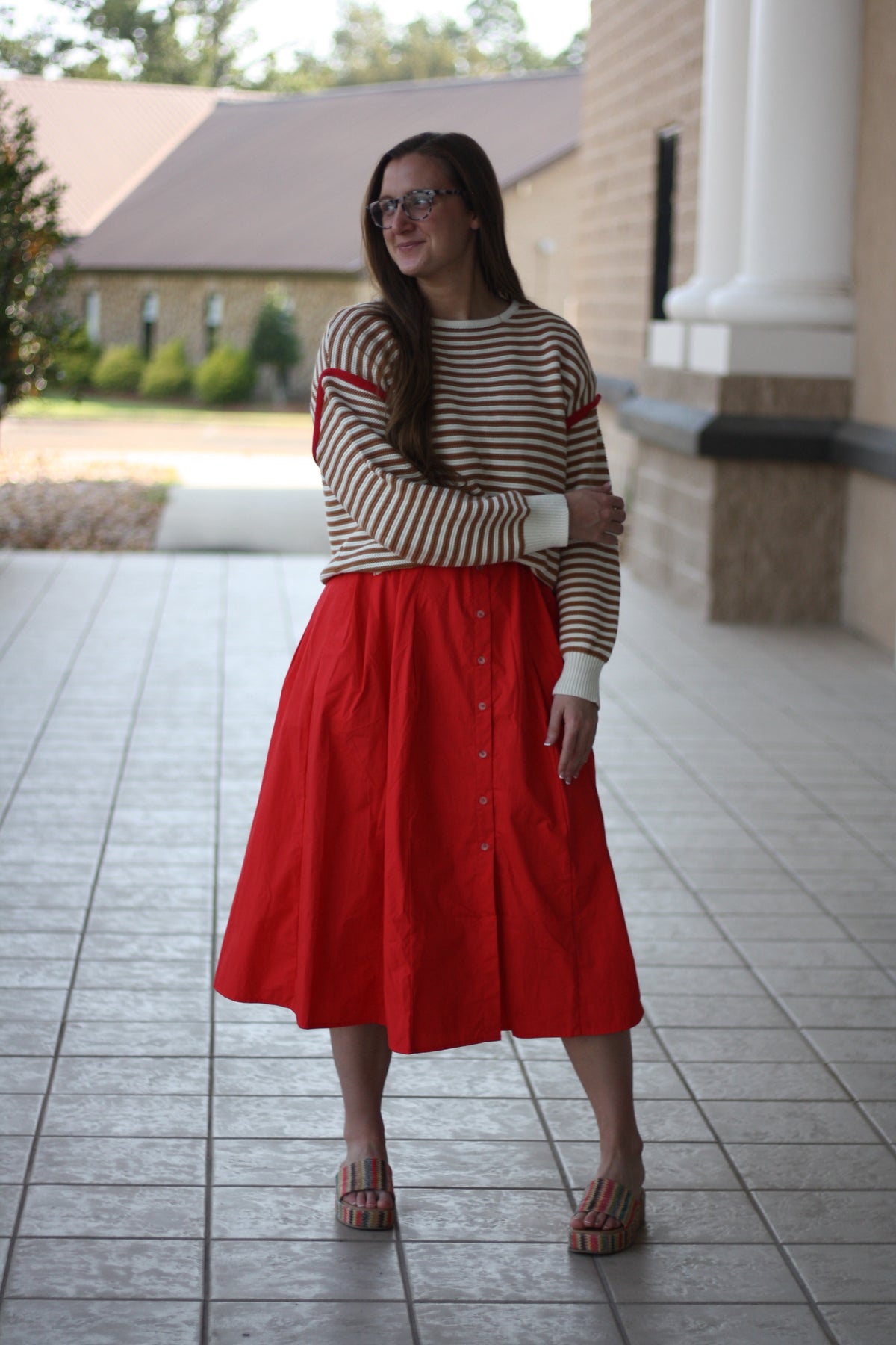 Pop of Fall Sweater